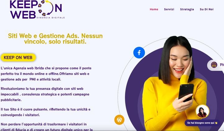 Sito Keep On Web — agenzia web
