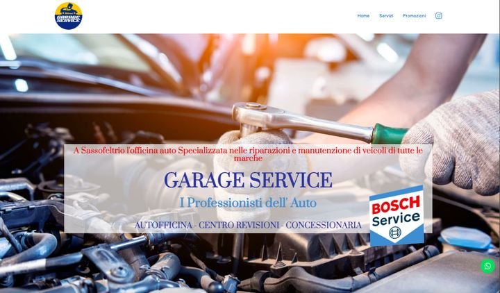 Sito Garage Service — officina auto Sassofeltrio